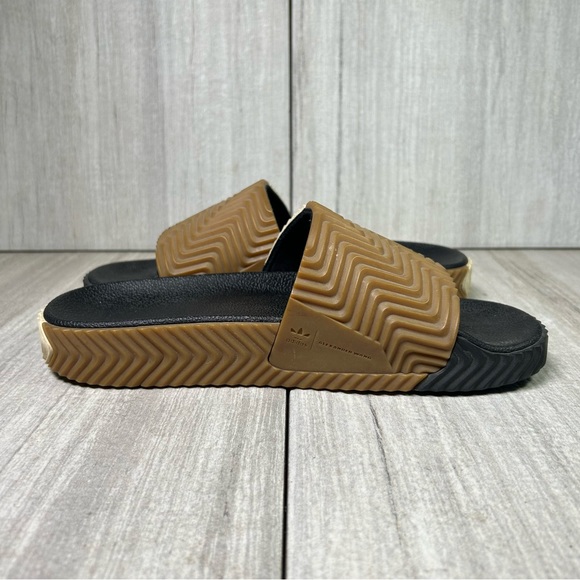 Adidas X Alexander Wang AW Original Adilette Slip On Sandal Slides Womens Size 7 - Picture 3 of 9